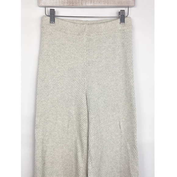 Free People Beach Hailee Sweater Top and Pant Set, Ivory Heather Grey - Size XS - Picture 10 of 16